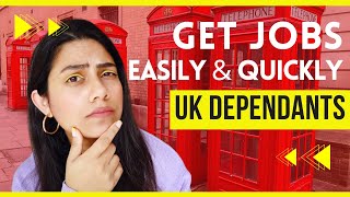 How to find jobs as DEPENDANTS in UK - BEST WAY | Skilled & Unskilled Jobs SALARY | UK Visa 2023