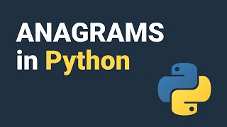 Easy way to find anagrams in python. || Python programming for beginners