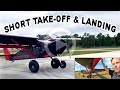 Practicing short takeoffs and landings in the Zenith STOL CH 750 Super Duty