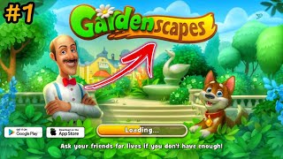 Walkthrough Gardenscapes Gameplay Part 1 ( iOS, Android )