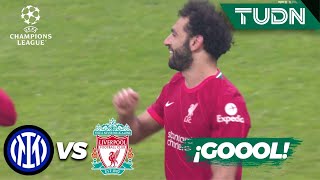 ¡ GOL CON SUERTE!  Salah no perdona | Inter 0-2 Liverpool | UEFA Champions League - Octavos | TUDN