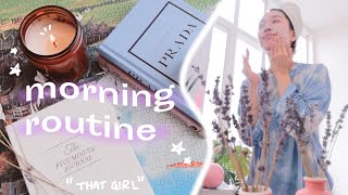 how to be "that girl" & create a morning routine you love waking up to (step by step process)