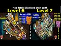 Level 6 and 7 Map details Chrono Apep and Chrono isis castle event | open 3 chest in level 5 | DML