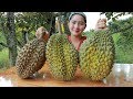 Yummy Durian Cream Dessert Cooking - Durian Dessert - Cooking With Sros