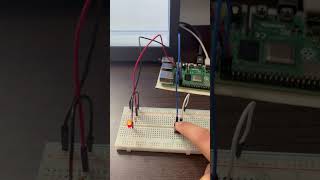 Button-Controlled LED with Raspberry Pi. Beginner project#codingforbeginners #arduino#coding#python