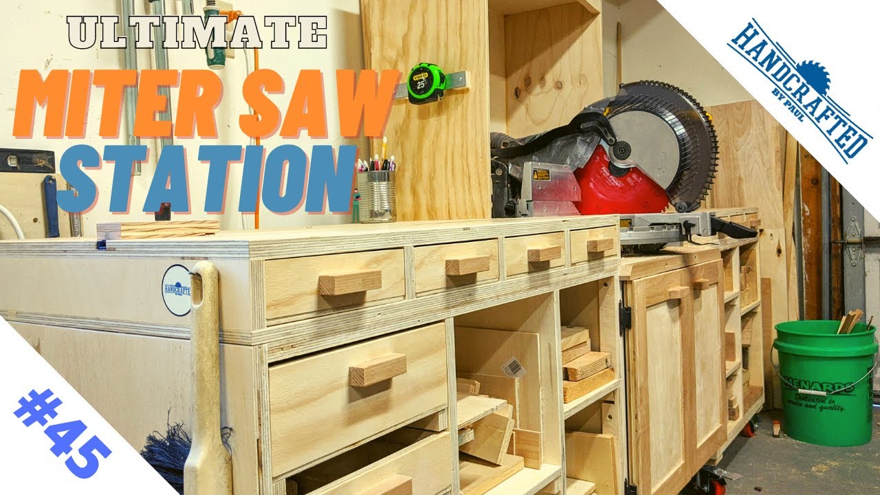 Ultimate Miter Saw Station Ep. #45 - YouTube