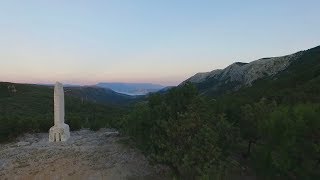 View from top of Island Krk (Treskavac hill)