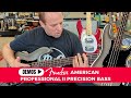 Check Out Joe's Fender American Professional II Precision Bass Demo