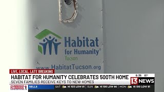 Habitat for Humanity Tucson celebrates 500th home