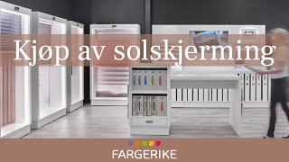 Hvordan kjøpe måltilpasset solskjerming - Luxaflex