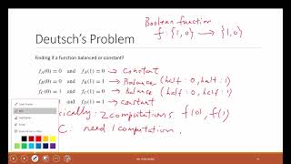 L17 B Deutsch's Algorithm