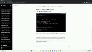 python numpy print full array