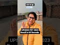 upsssc pet 2023 result and score and cutoff shorts upssscpet petresult