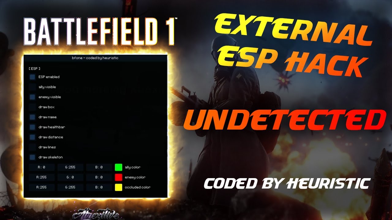 Battlefield 1 PC: Esp Hack | 100% FREE | By Heuristic | 2022 Undetected ...