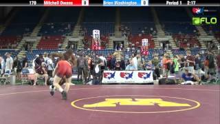 Cadet 170 - Mitchell Owens (Washington) vs. Brien Washington (Georgia)