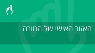 סקירה כללית של האזור האישי של מורה