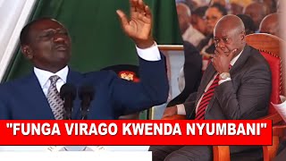DRAMA! Listen what angry Ruto told Gachagua face to face in Bungoma during Madaraka day celebration🔥