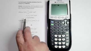 Find Probability of Binomial Probability Distribution Given Formula on a TI-84 Plus