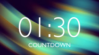 90 Seconds Timer with Relaxing Music and Alarm