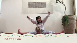 英語でキッズヨガ(English with kids yoga)～大人にも効く‼ダウンドック＆ブリッジくぐり～