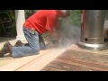 how to cut concrete for a decorative patio