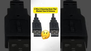 Why Do USB's Always Go in the Wrong Way? 🤔 | The Frustrating Truth #shorts #knowledge #video