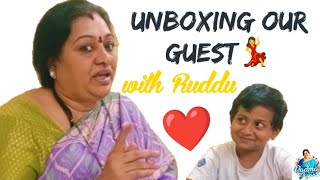 UNBOXING our guest with Ruddu💜💃 #unboxingvideo #unboxing #kitchengadgets #viralvideo