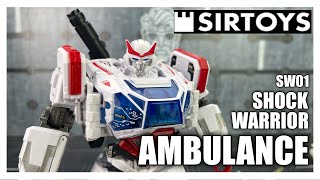 Shock Warrior 01 SW01 Ambulance Oversize Studio Series Bumblebee Movie Ratchet Review