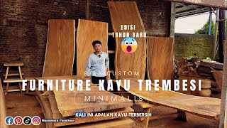 Jual Meja Makan/Rapat Trembesi bisa Custom COD