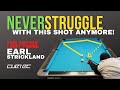 Earl Strickland showed me this aiming method, and since then, I (almost) never miss this shot.