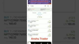 ₹ 3k live intraday trading profit. #trading #stockmarket #intraday #options #shorts #viral #anshu