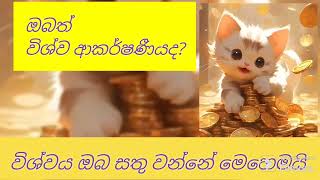 ඔබත් විශ්ව ආකර්ෂණීයද? විශ්වය ඔබ සතු වන්නේ මෙහෙමයි