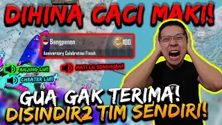 PARAH!! DIHINA2 CACI MAKI DIKATA2IN CHEATER AMPE ORANG GILA!! SABAR BANGPEN SABARR!!  | PUBG MOBILE