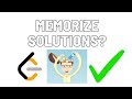 Should you memorize LeetCode solutions?
