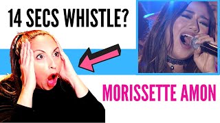 I want to know what love is" 🤯 Morissette Amon |  Vocal Coach REACTION & ANALYSIS (captions)
