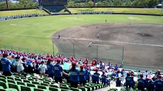 高松第一高等学校応援団2016.07.20観音寺一高戦「瀬戸の浦回」