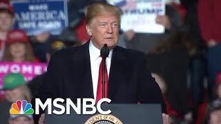 Donald Trump Holds Rally After Pipe Bombs Sent To Obamas, Clintons & CNN | The 11th Hour | MSNBC