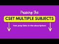 cset multiple subjects subtest 2 lesson 2 podcast life sciences