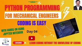 Python for Mechanical Engineers: While loop, Continue, Break, Pass Statements