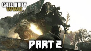 CALL OF DUTY WW2 Walkthrough Gameplay Part 2 [1080p 60FPS] - No Commentary