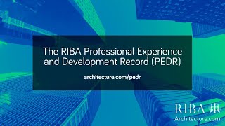 RIBA PEDR tool demo – how to log your practical experience