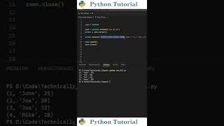 Deleting Rows In SQLite Database With Python | Python Tutorial