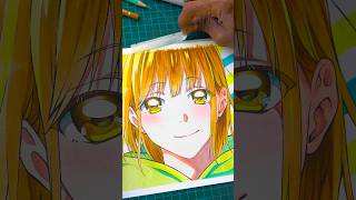 『アオのハコ』MANGA Hair Coloring !!【イラストメイキング】#イラスト#アナログイラスト #ユイカ #二次創作