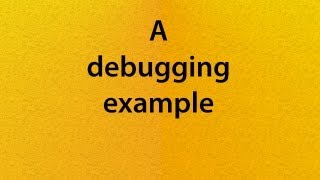 L20-V02: A debugging example