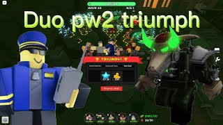 Duo Polluted wastelands 2 triumph || Tower Defense Simulator ||