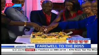 Standard Group management group and staff bids farewell to outgoing CEO Sam Shollei