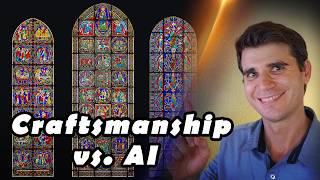 Talent vs. AI: Recreating the beauty of Gothic Chartres Stained Glass