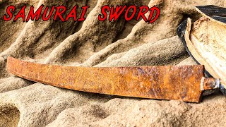 restoration very rusty samurai sword (restoration A katana )