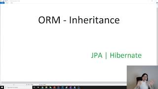 ORM - Inheritance Intro