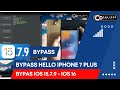 New Bypass Hello iOS 15.7.9 / iOS 16 / Cara Bypass iPhone 7 Plus iOS 15.7.9 / Bypass Hello iOS 15-16